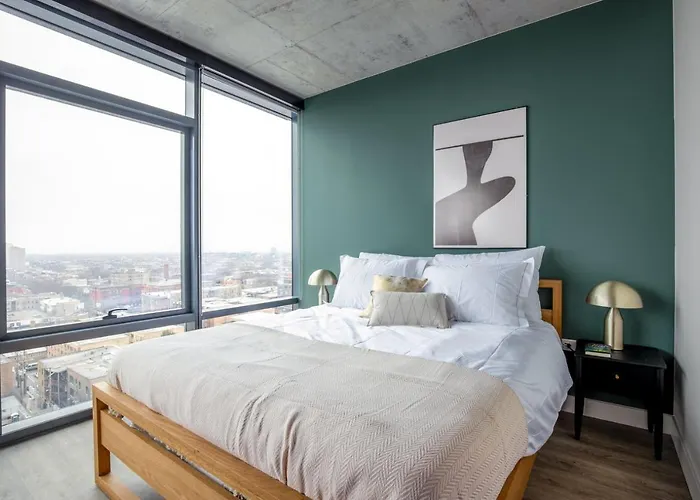 Апартаменты Lakeview 1br W Wd Gym Nr Lakefront Trail Chi-203